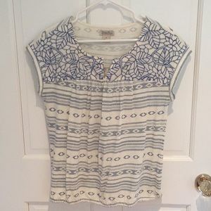LUCKY BRAND Cute cotton summer top